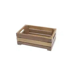 Essentia BUFFET Cassetta Listello Legno Acacia 26,5×16,2xH10 cm GN 1/4