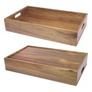 Essentia BUFFET Cassetta/Alzata Legno Acacia 53×32,5xH10 cm GN 1/1