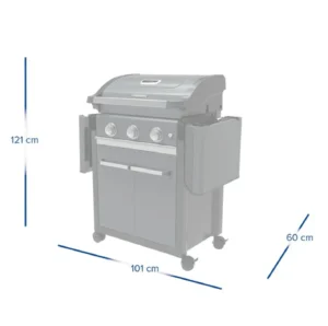 Campingaz Barbecue BBQ 3 Series Premium S Dualgas barbecue a gas - GPL e Metano - immagine 3