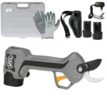 Volpi KV295 Forbici Elettroniche Brushless Taglio ⌀ 28 mm Con 2 Batterie Con Display Cesoie Per Potatura a Batteria New 2025 Fondina In Pelle Valigetta Inclusa