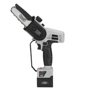 Volpi KVS5700 Potatore a Catena a Batteria Brushless - Senza Batterie E Caricabatterie - Taglio ⌀ 80 mm Lubrificazione Automatica Barra da 9 Cm Con Valigetta Senza Batterie, Solo Corpo Macchina - immagine 7