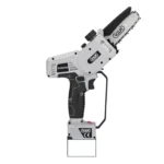 Volpi KVS5700 Potatore a Catena a Batteria Brushless - Senza Batterie E Caricabatterie - Taglio ⌀ 80 mm Lubrificazione Automatica Barra da 9 Cm Con Valigetta Senza Batterie, Solo Corpo Macchina