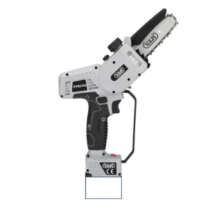 Volpi KVS5700 Potatore a Catena a Batteria Brushless - Senza Batterie E Caricabatterie - Taglio ⌀ 80 mm Lubrificazione Automatica Barra da 9 Cm Con Valigetta Senza Batterie, Solo Corpo Macchina