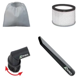 Ribimex PRCEN011KIT Minicen Aspiracenere Elettrico 800 W 10 Litri + Kit Filtro HEPA.Prefiltro Antistatico e Lancia In Metallo. - immagine 2