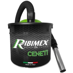Ribimex PRCEN009H Cenetì Aspiracenere Elettrico 800 W 15 Litri Filtro HEPA Lavabile EIntercambiabile