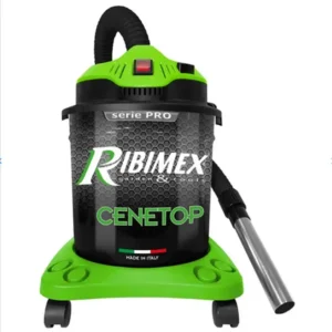 Ribimex PRCEN012 Cenetop Aspiracenere Elettrico 1200 W 18 Litri Scuotimento Pneumatico del Filtro HEPA Intercambiabile Prefiltro Antistatico