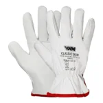 Vam Classic Skin Guanti Da Lavoro In Pelle Fiore Bovina Modello Driver Con Elastico Stringipolso Molto Resistente All’ Abrasione E Difficilmente Perforabile