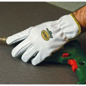 Logica FLOWER Guanti Da Lavoro In Pelle Pieno Fiore - immagine 3