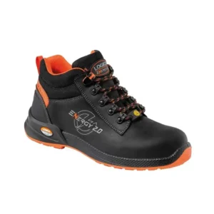 Logica INERZIA Scarpa Antinfortunistica Alta Sgancio Rapido Ideorepellente Pelle Nabuk SR S3S ESD FO