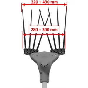 Volpi Super Bomber 195L Abbacchiatore Olive Motore Bruschless A 3 Possibili Alimentazioni Asta Telescopica 2,10 - 3,00 Mt Scuotitore Ulivi - immagine 4
