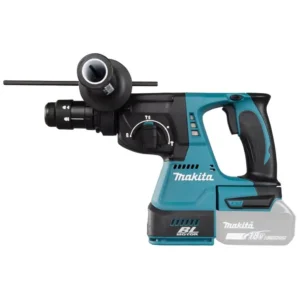 Makita DHR243Z Tassellatore A Batteria 18V SDS-Plus Con Tre Funzioni - Solo Corpo Macchina - Batterie E Caricabatterie Escluse - Confezione Bulk - immagine 4