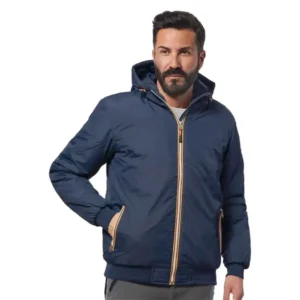 Logica NAIROBI1 Giubbino Imbottito Blu Con Cappuccio