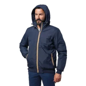 Logica NAIROBI1 Giubbino Imbottito Blu Con Cappuccio - immagine 2