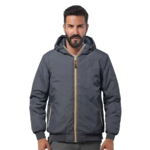 Logica NAIROBI2 Giubbino Imbottito Grigio Scuro Con Cappuccio