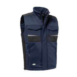 Logica POLARIS1 Gilet In Soft-Shell Blu Multitasche Con Imbottitura Interna - immagine 2