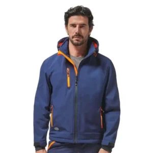 Logica SLALOMCAP9 Giacca Impermeabile Antivento In Soft-Shell Blu/Arancio Fluo Linea Premium