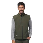 Logica SURF/7 Gilet Impermeabile Antivento Verde In Soft-Shell Linea Premium