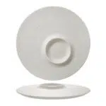 Essentia MOON MATT Piatto Presentazione In Porcellana Interno Lucido Esterno Opaco Ø 30,5cm Interno Ø 10cm