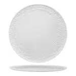 Essentia ECLISSI Vetro Bianco Lavorato A Mano Piatto Gourmet Ø 32,5cm