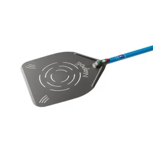 Gi-Metal Napoli Pala Pizza Alluminio Forgiato Rettangolare 33 cm Manico 150 cm