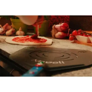 Gi-Metal Napoli Pala Pizza Alluminio Forgiato Rettangolare 33 cm Manico 150 cm - immagine 3