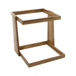 Essentia BUFFET Alzata 2 Posti Per Cassette Legno Acacia 44,5x40xH38,4 cm GN 2/3