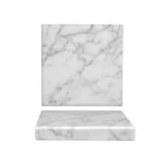 Essentia MARBLE Piatti In Marmo Piattino Quadrato White 13x13xH2 (cm)
