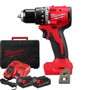 Milwaukee M18 BLPDRC-202C Trapano Avvitatore A Percussione Brushless  M18™ 2 Batterie + Caricabatteria + Valigetta