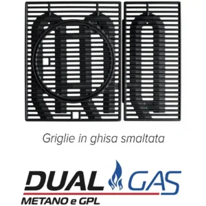 Campingaz Barbecue 3 Series Onyx S BBQ Doppia Griglia Dualgas Barbecue A Gas - GPL e Metano - immagine 2